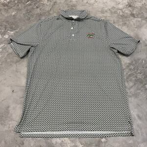 US Open Polo Shirt Mens LRG Green Trees AOP 121st Torrey Pines Golf Performance
